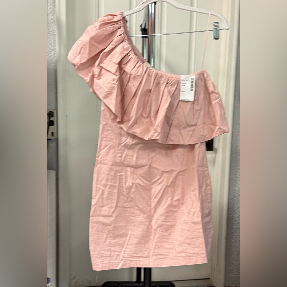 ViCOLO Pink Off-Shoulder Dress